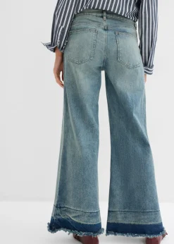 Vaqueros de pernera ancha, mid waist