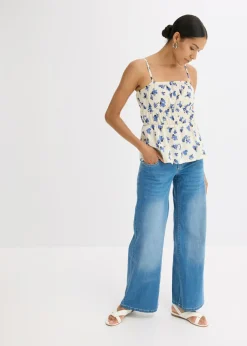 Vaqueros de pernera ancha, low waist