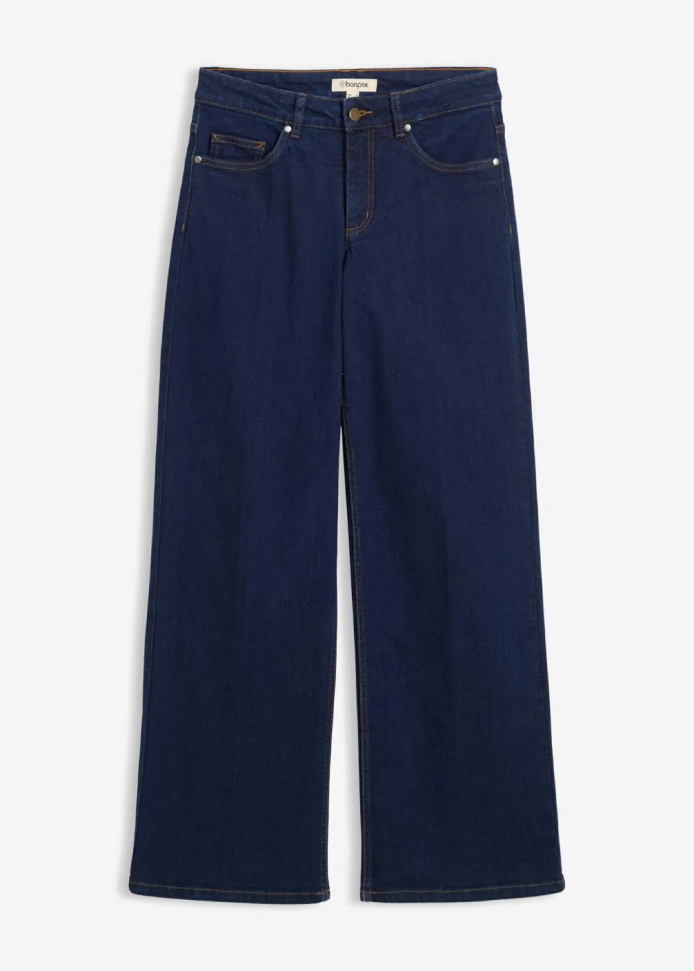 Vaqueros de pernera ancha, mid waist, de algodón orgánico