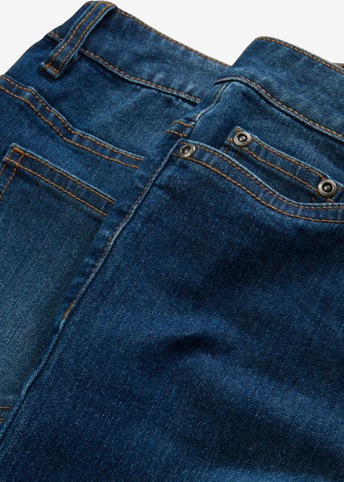 Vaqueros de pernera ancha, mid waist, elástico