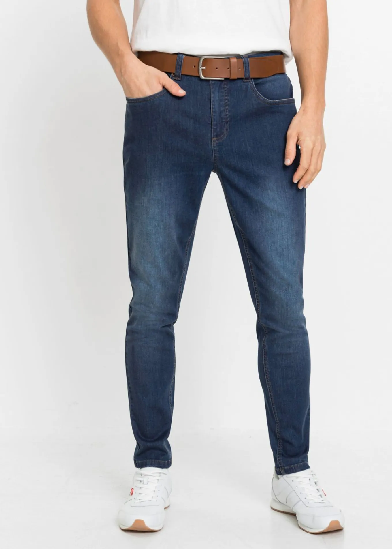 Vaqueros elásticos de corte slim y tapered (2 unidades)