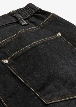 Vaqueros elásticos tipo boyfriend, mid waist