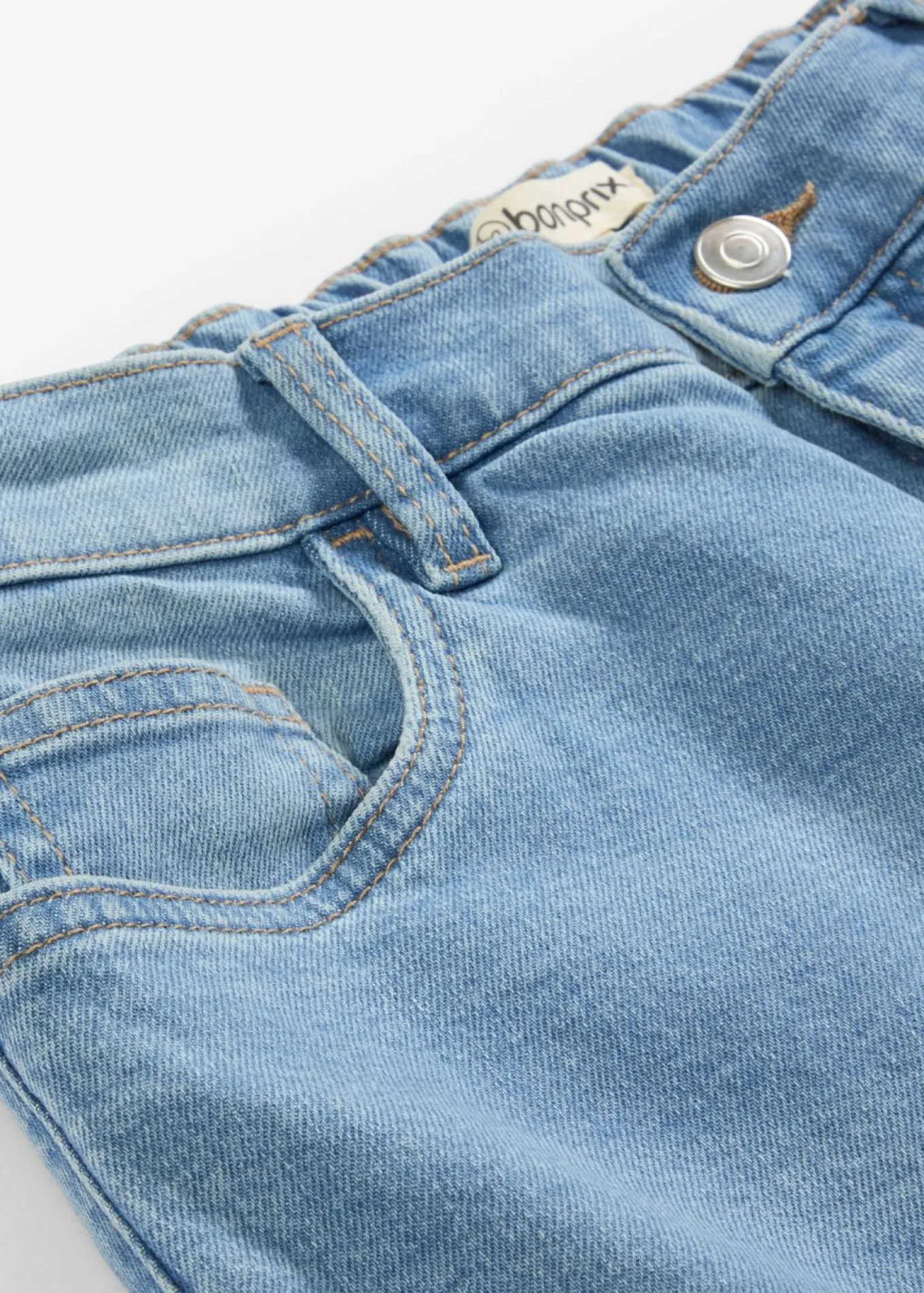 Vaqueros mom, high waist, cropped