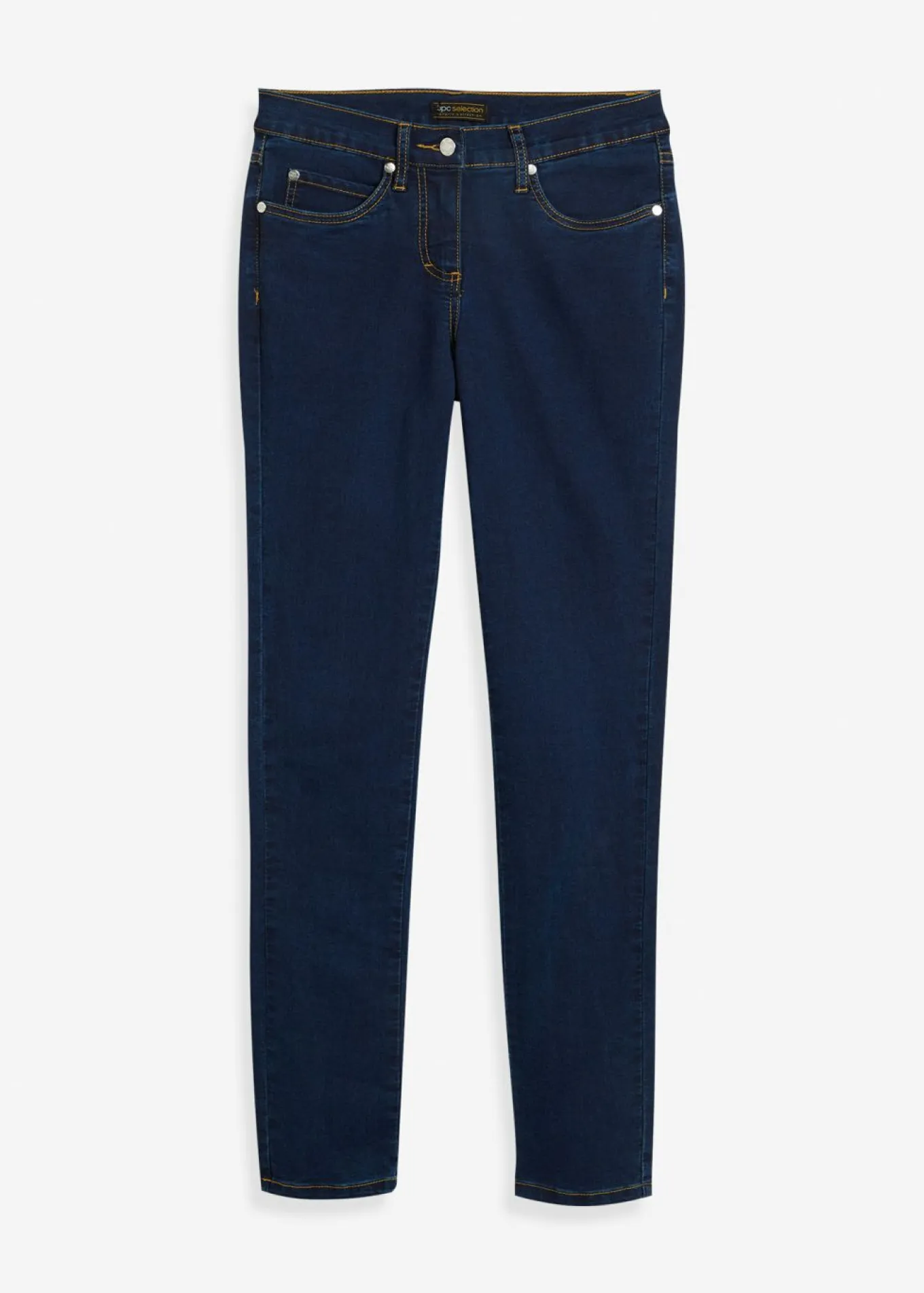 Vaqueros slim fit, mid waist, súper elásticos