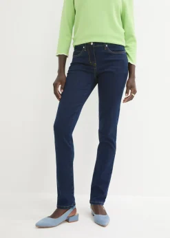 Vaqueros slim fit, mid waist, súper elásticos