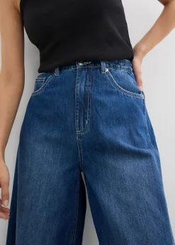 Vaqueros tipo balloon, high waist, súper suaves