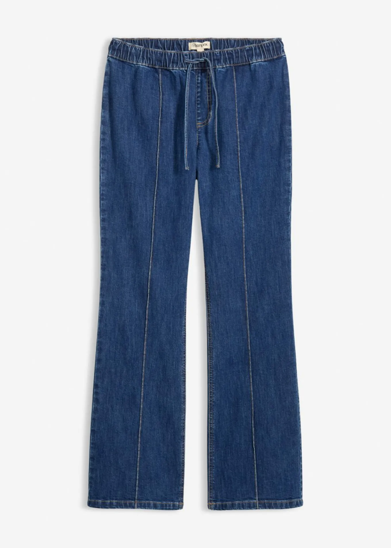 Vaqueros tipo bootcut con talle medio y cinturilla cómoda
