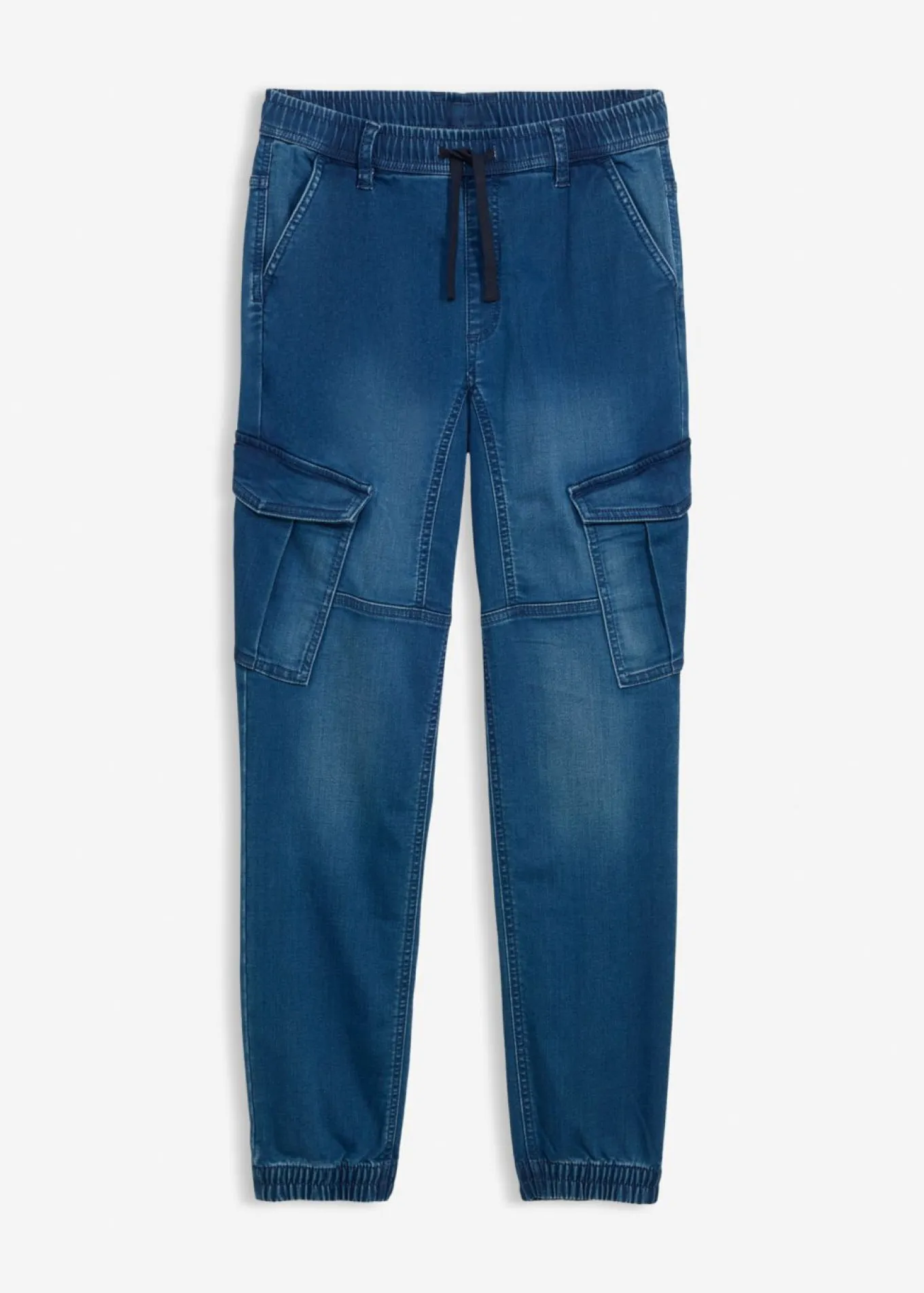 Vaqueros tipo cargo con corte regular, cinturilla cómoda y diseño recto