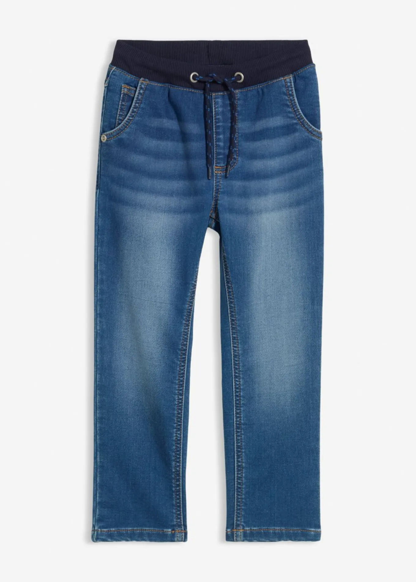 Vaqueros tipo chándal, regular fit, straight
