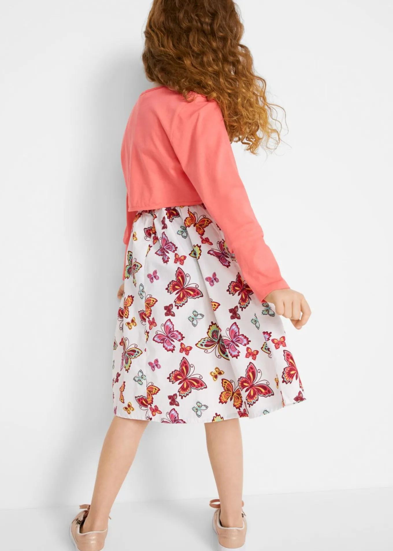 Vestido + cinturón + bolero para niñas (3 piezas)