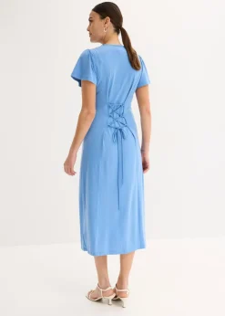 Vestido camisero con abertura