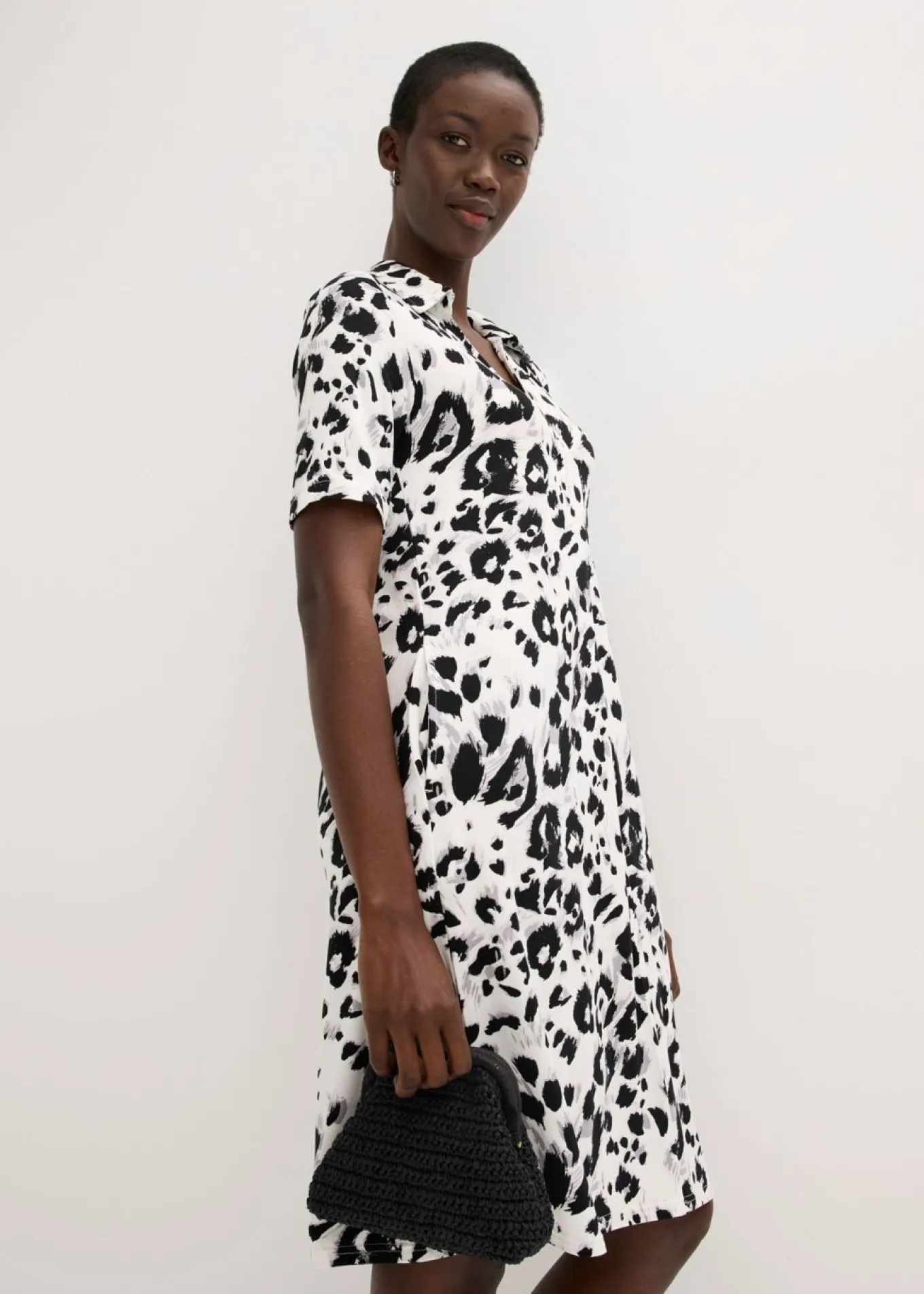 Vestido camisero con bolsillos