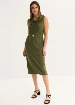 Vestido camisero con cinturón (conjunto de 2 piezas)