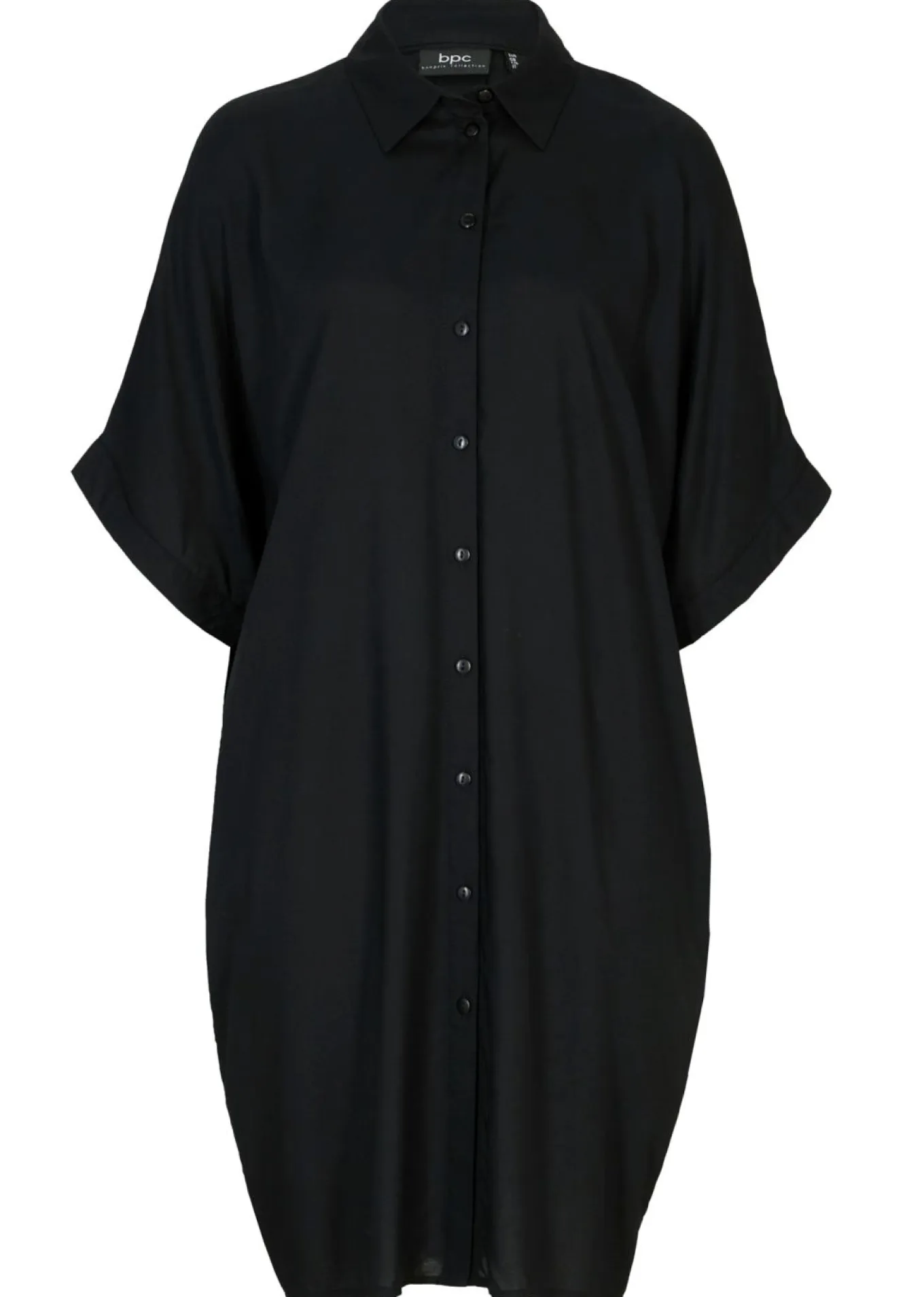 Vestido camisero de viscosa fina