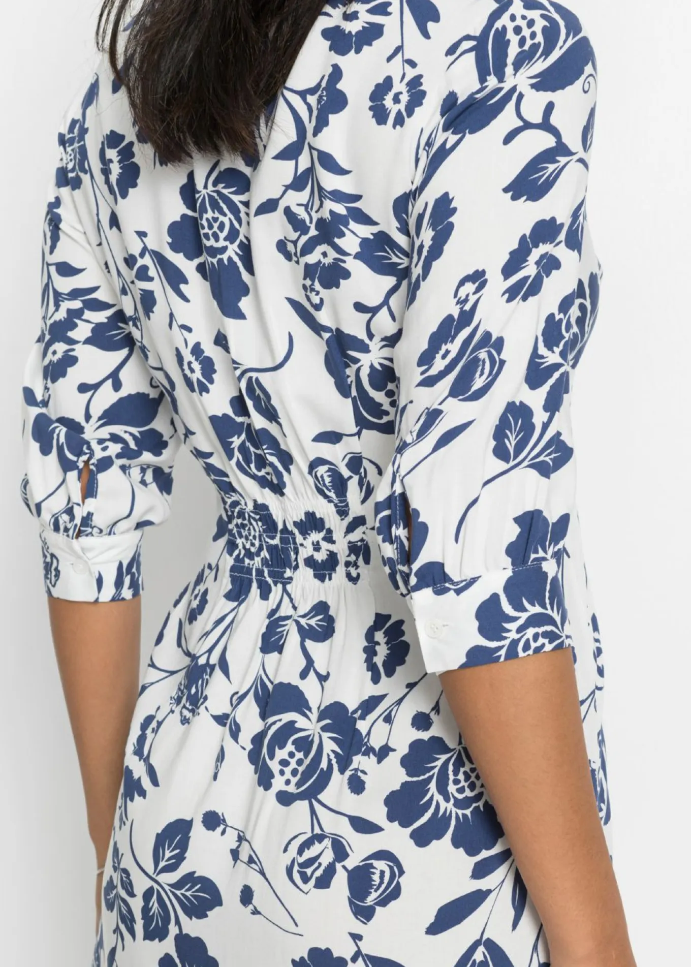 Vestido camisero de viscosa fluida