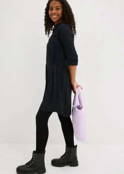 Vestido camisero de viscosa fluida