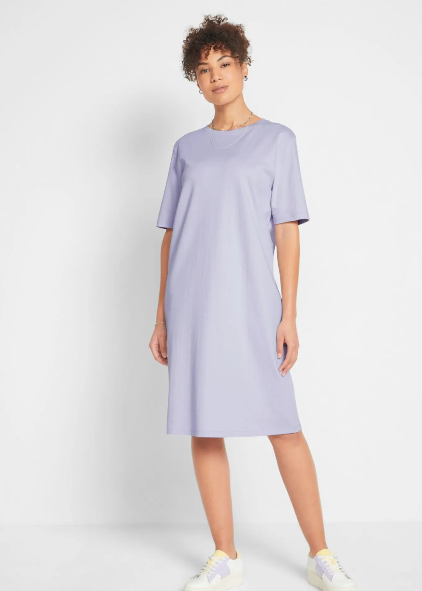 Vestido camisero holgado de algodón puro (2 unidades)