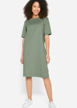 Vestido camisero holgado de algodón puro (2 unidades)