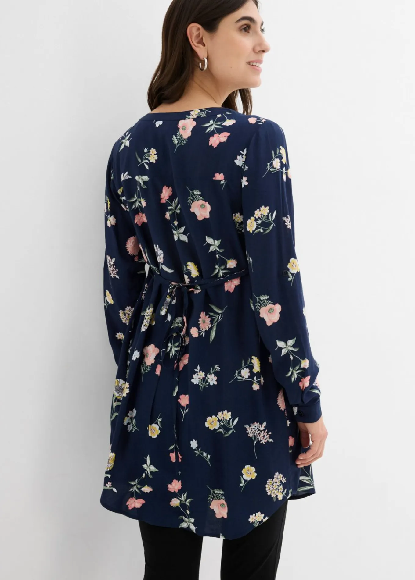 Vestido camisero premamá/de lactancia 2 en 1 de viscosa