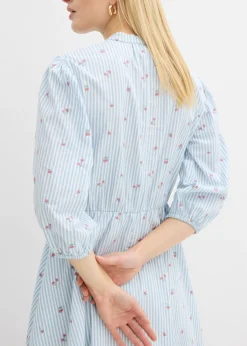 Vestido corto de algodón puro