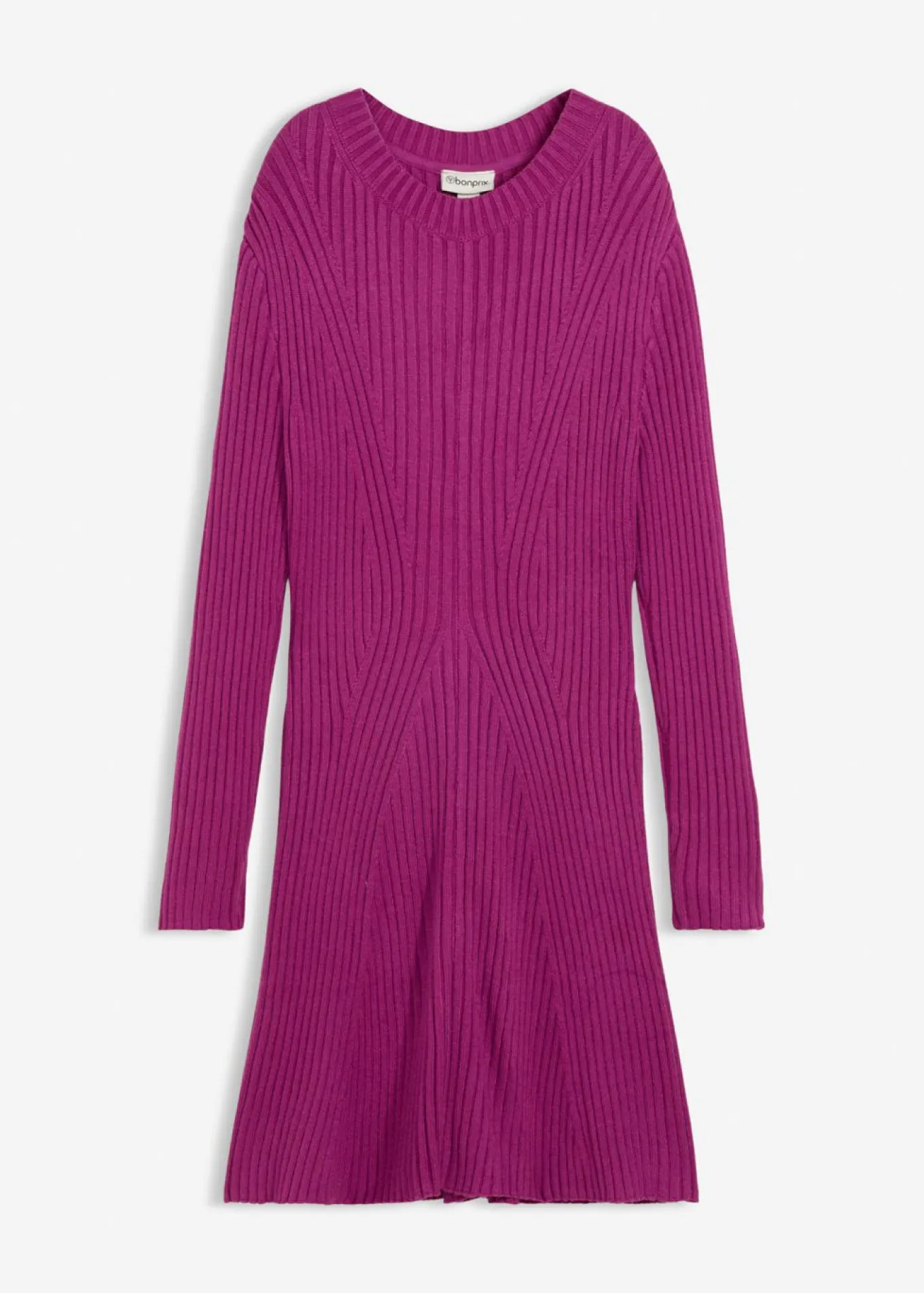Vestido corto de punto de suave mezcla de viscosa