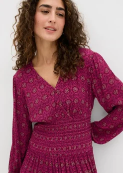 Vestido corto de viscosa fluida