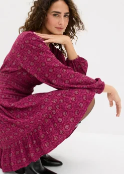 Vestido corto de viscosa fluida