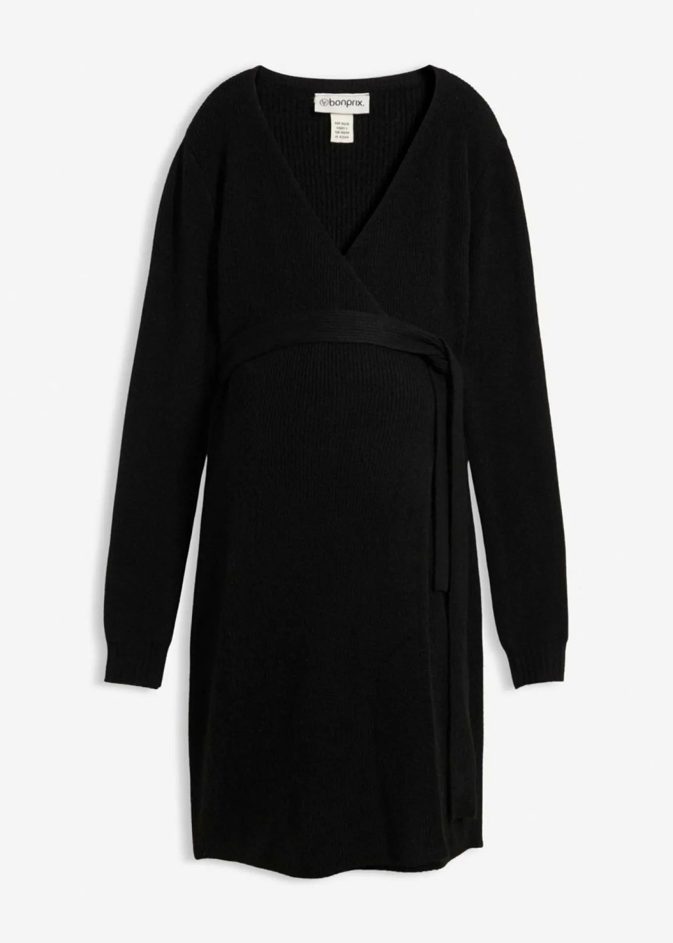 Vestido cruzado de punto para durante y después del embarazo