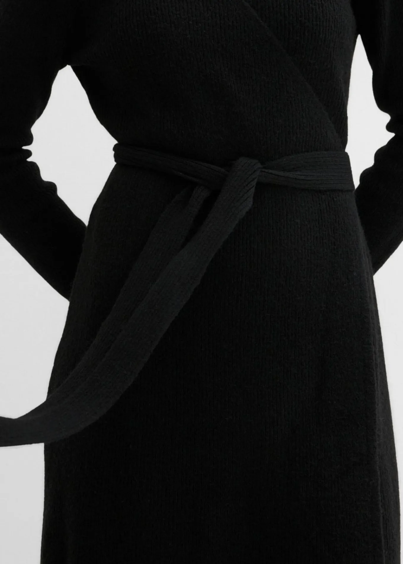 Vestido cruzado de punto para durante y después del embarazo