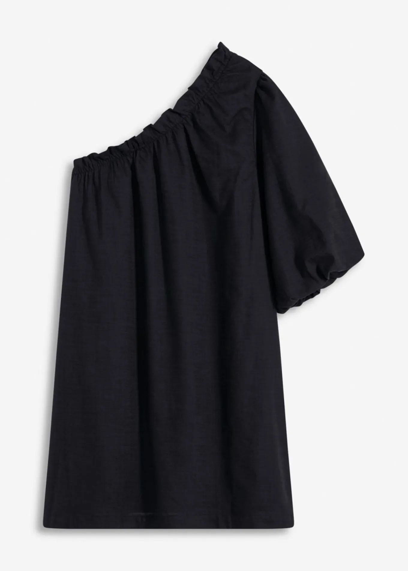Vestido de algodón con un hombro al descubierto