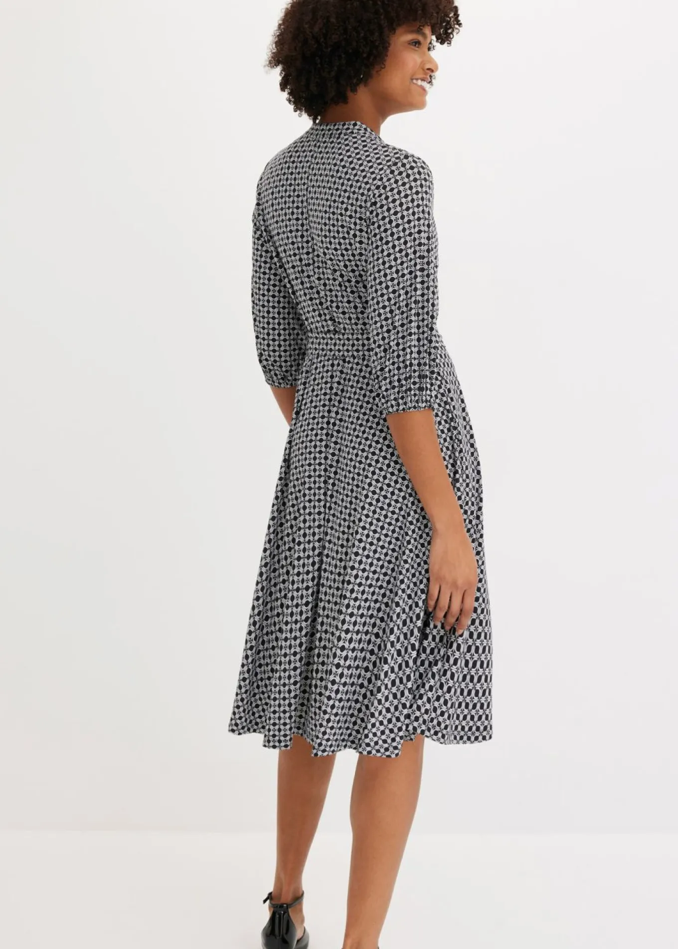 Vestido de blusa en jersey con cordón (2 piezas)