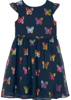 Vestido de gasa con corte en A