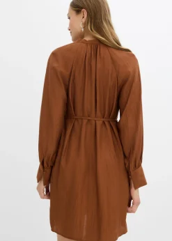 Vestido de maternidad y camisa de lactancia de viscosa fluida