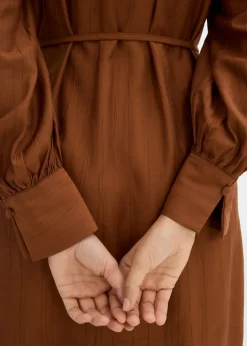 Vestido de maternidad y camisa de lactancia de viscosa fluida
