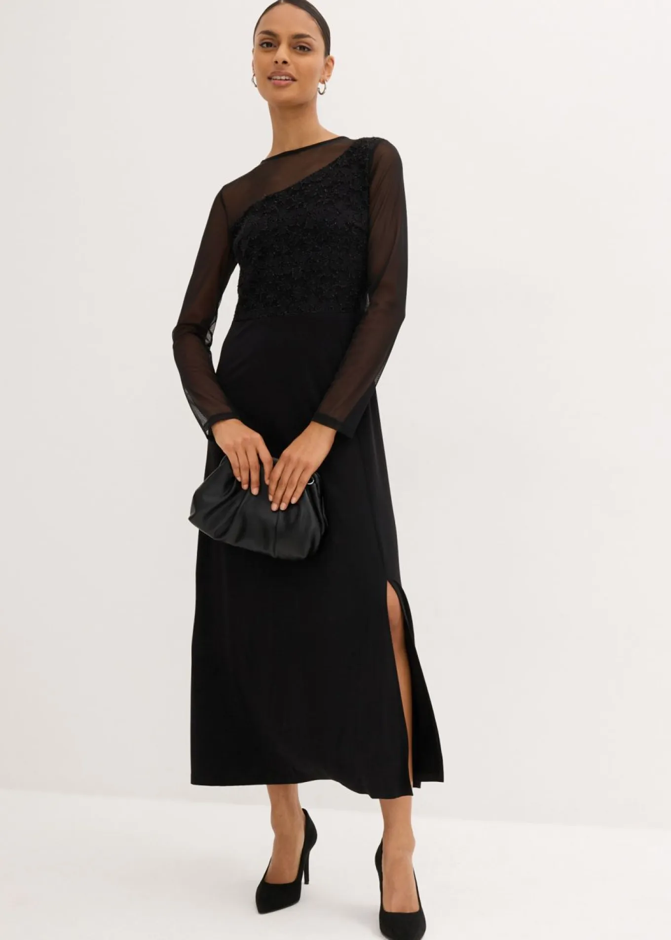 Vestido de noche con encaje