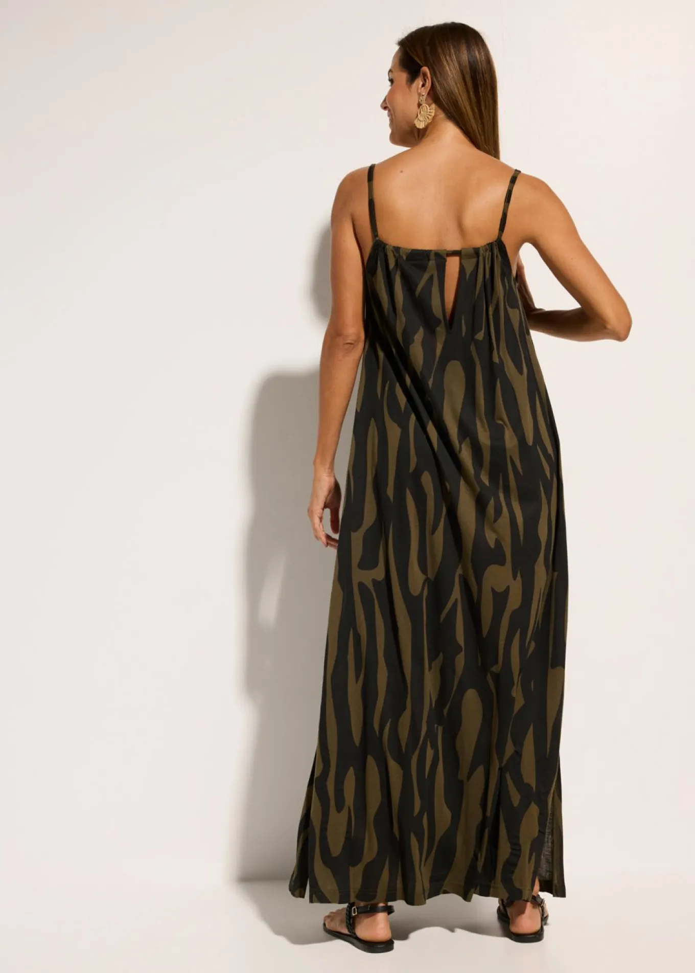 Vestido de playa de viscosa