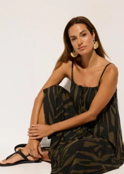 Vestido de playa de viscosa
