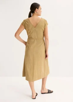 Vestido de popelín de algodón