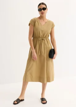 Vestido de popelín de algodón