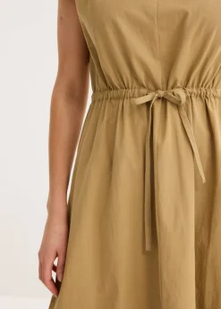 Vestido de popelín de algodón