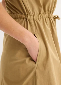 Vestido de popelín de algodón