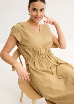 Vestido de popelín de algodón
