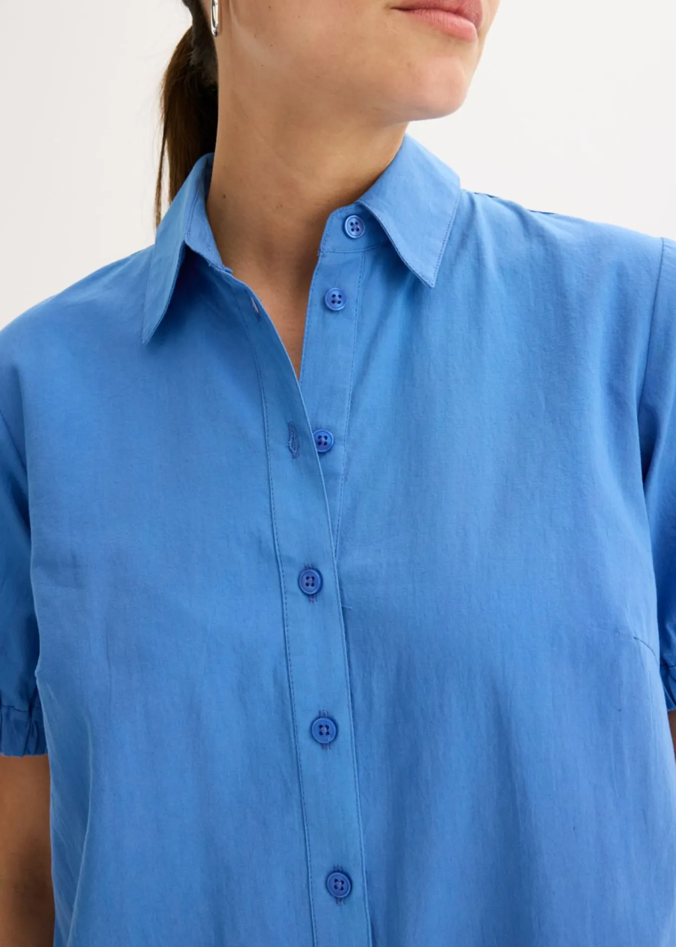 Vestido de popelín de muselina