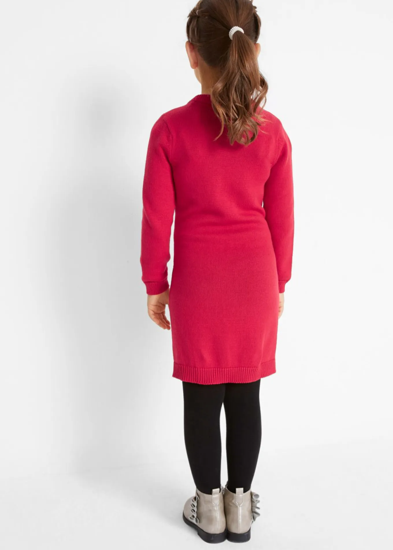 Vestido de punto con bolsillo (2 piezas)