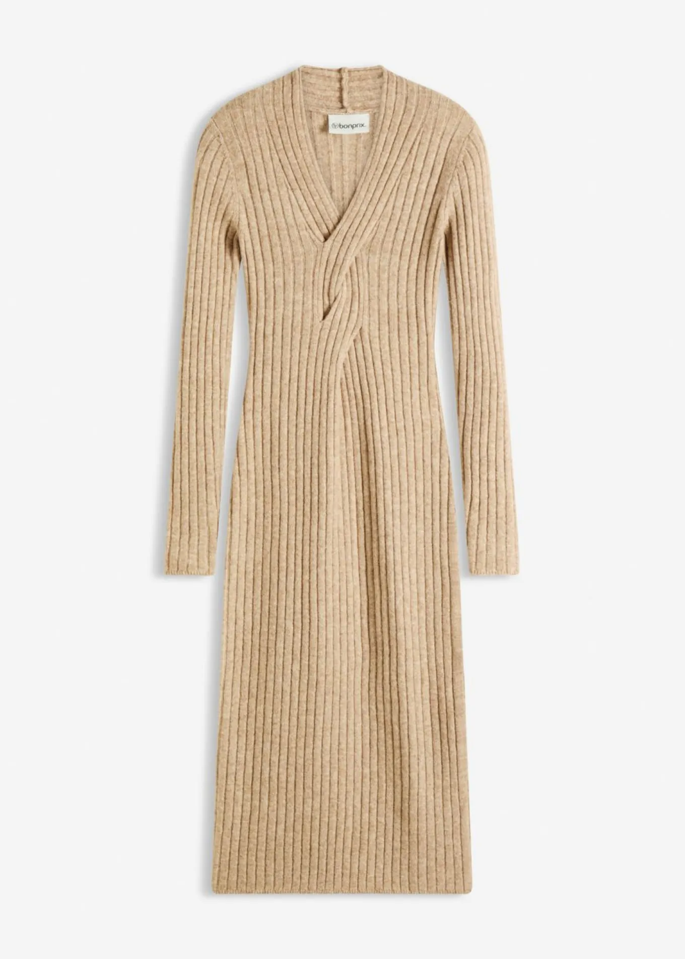 Vestido de punto con contenido de lana
