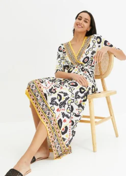 Vestido de punto con cordón