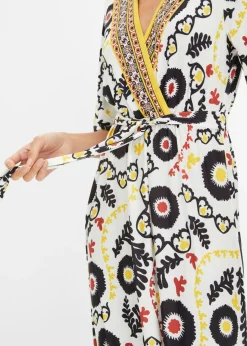 Vestido de punto con cordón