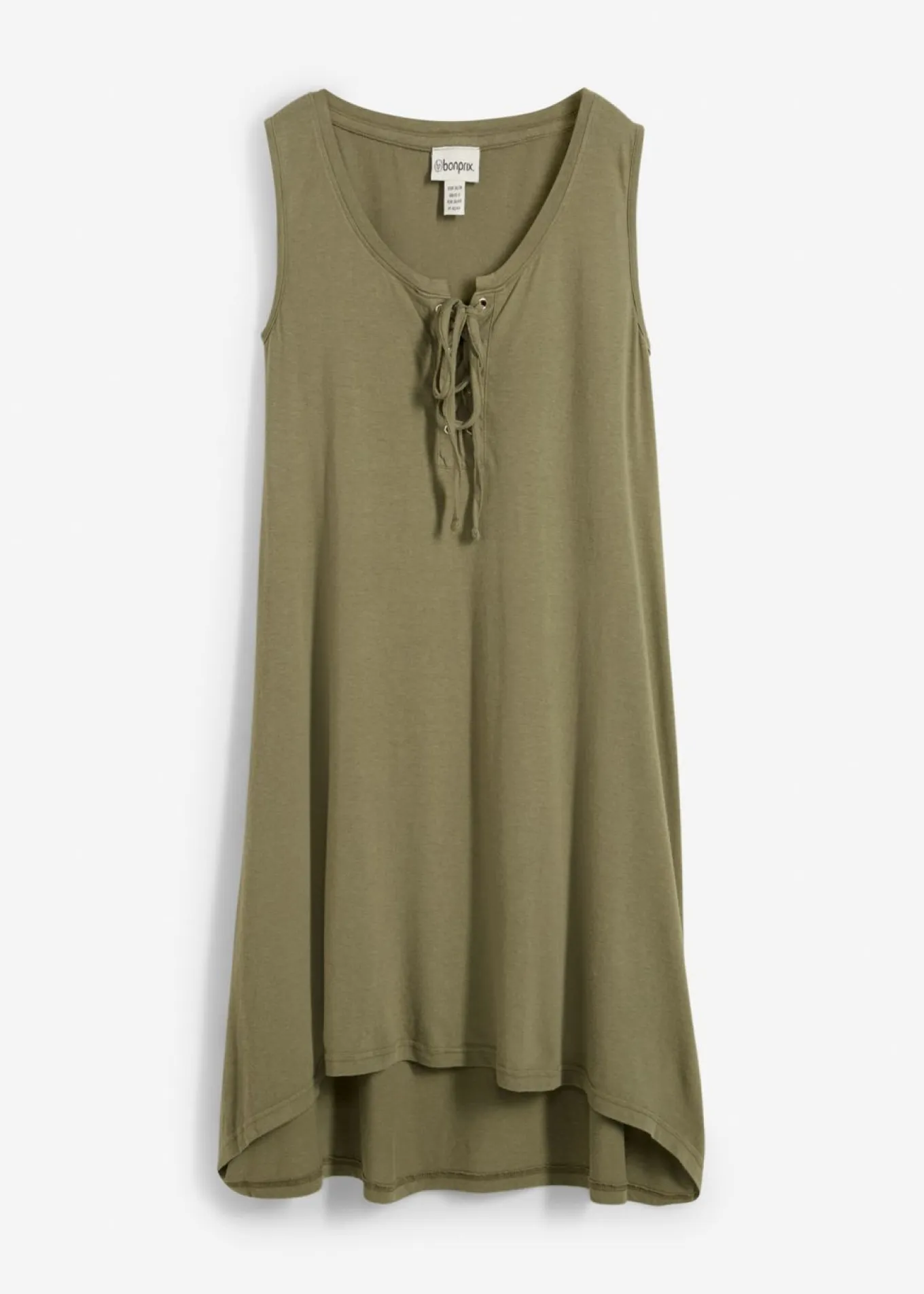 Vestido de punto con cordón