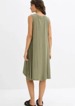 Vestido de punto con cordón