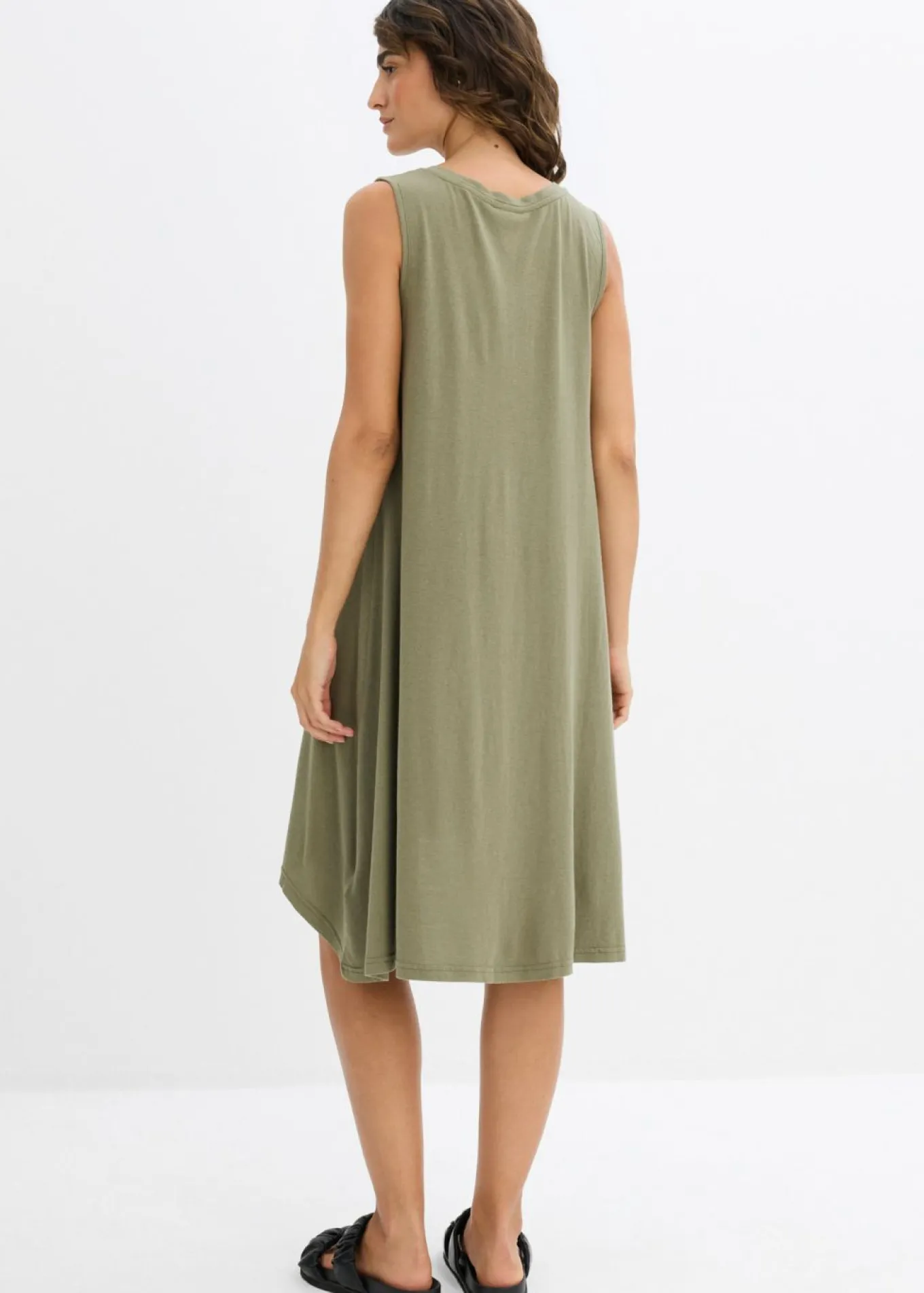 Vestido de punto con cordón
